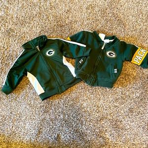 Green Bay packers toddler jackets 2 pack